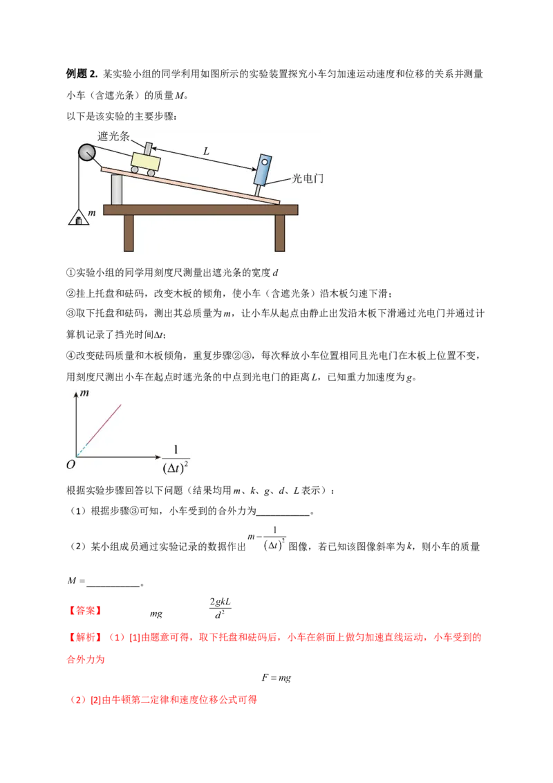 热点02控制变量法-2023年高考物理热点&middot;重点&middot;难点专练（全国通用）（解析版）_4.2025物理总复习_赠品通用版（老高考）复习资料_专项复习