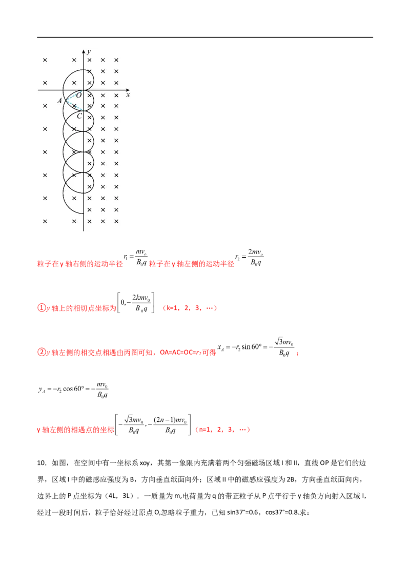 专题57带电粒子在磁场中的运动（解析版）_4.2025物理总复习_2023年新高复习资料_一轮复习_2023届高三物理一轮复习多维度导学与分层专练