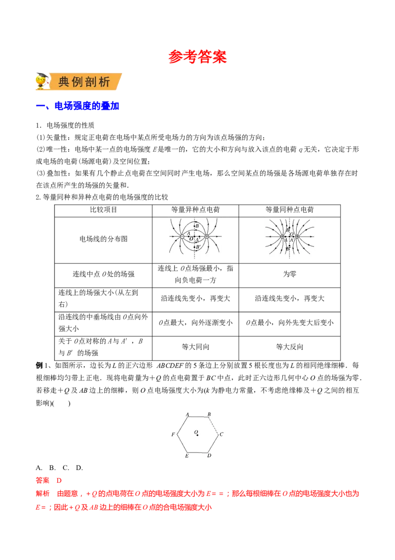 秘籍14电场的性质热点问题-备战2023年高考物理抢分秘籍（新高考专用）（原卷版）_4.2025物理总复习_2023年新高复习资料_备战2023年高考物理抢分秘籍（新高考专用）