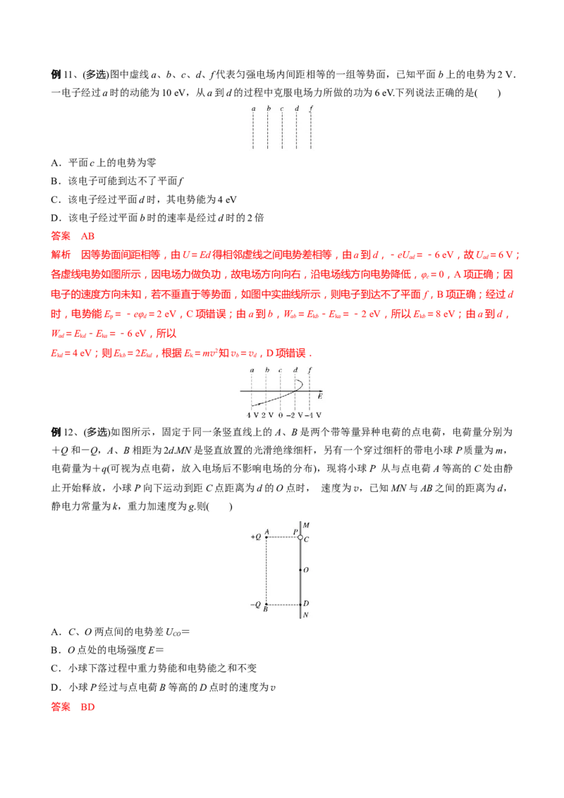 秘籍14电场的性质热点问题-备战2023年高考物理抢分秘籍（新高考专用）（原卷版）_4.2025物理总复习_2023年新高复习资料_备战2023年高考物理抢分秘籍（新高考专用）