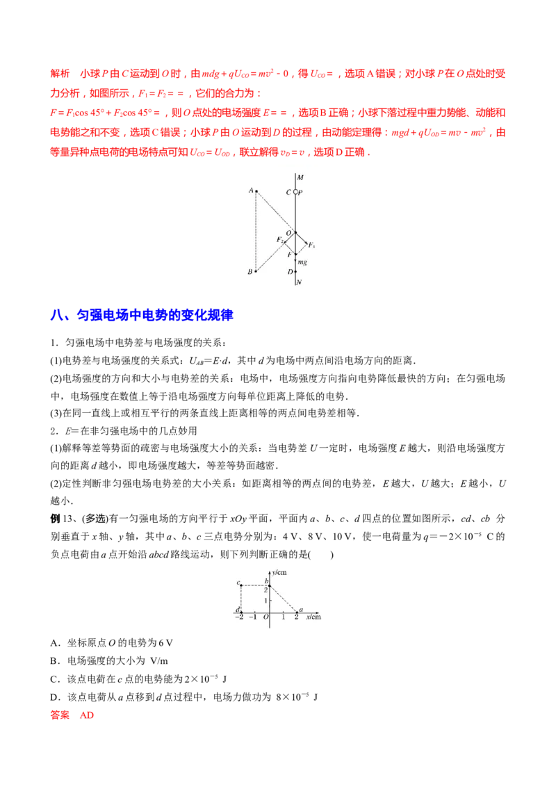 秘籍14电场的性质热点问题-备战2023年高考物理抢分秘籍（新高考专用）（原卷版）_4.2025物理总复习_2023年新高复习资料_备战2023年高考物理抢分秘籍（新高考专用）