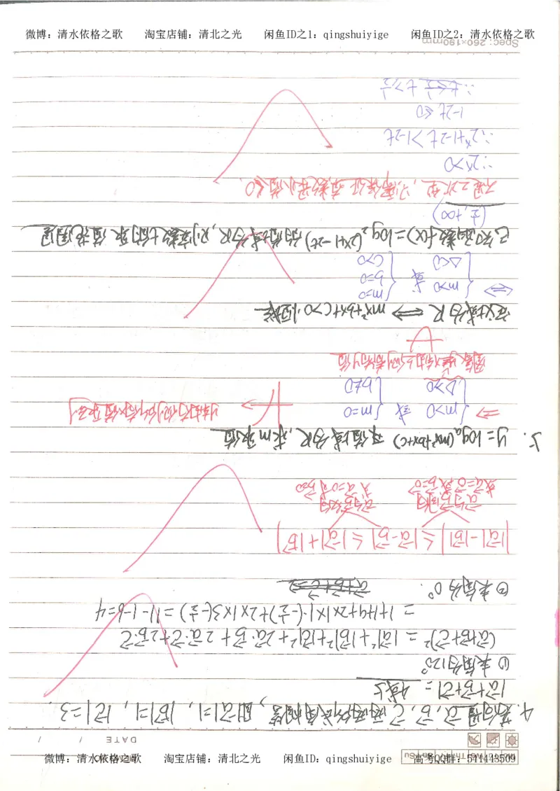 3.衡水中学高考积累与改错_高二数学（第1本）_146页_高中衡水学霸笔记_高中全部赠品_错题集高中九科_数学积累与改错