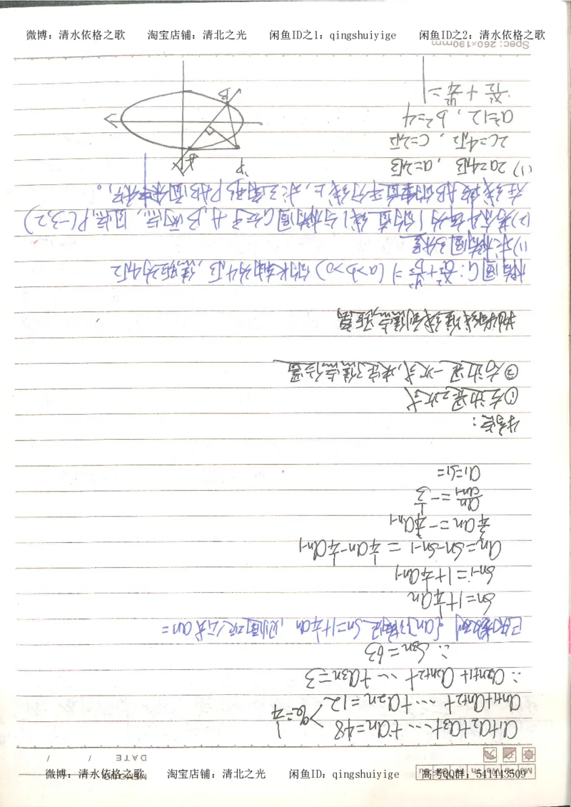 3.衡水中学高考积累与改错_高二数学（第1本）_146页_高中衡水学霸笔记_高中全部赠品_错题集高中九科_数学积累与改错