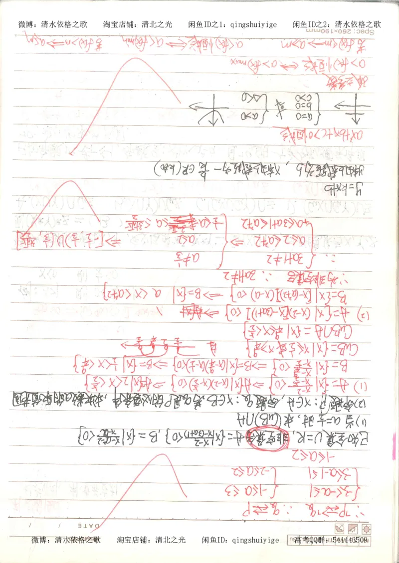 3.衡水中学高考积累与改错_高二数学（第1本）_146页_高中衡水学霸笔记_高中全部赠品_错题集高中九科_数学积累与改错