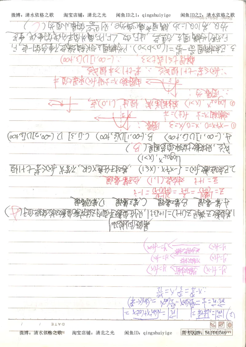 3.衡水中学高考积累与改错_高二数学（第1本）_146页_高中衡水学霸笔记_高中全部赠品_错题集高中九科_数学积累与改错