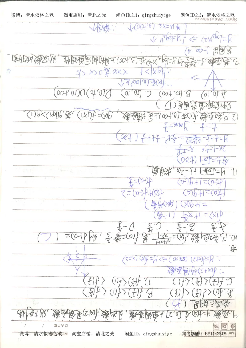 3.衡水中学高考积累与改错_高二数学（第1本）_146页_高中衡水学霸笔记_高中全部赠品_错题集高中九科_数学积累与改错
