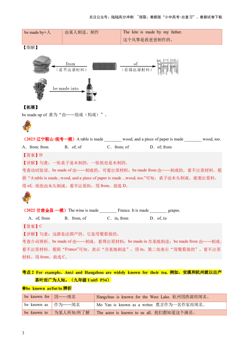 九年级全册Units5-6（讲义）（教师版)_02中考总复习（2026版更新中）_03-英语-中考总复习_2024年中考复习资料_一轮复习_备战2024年中考英语一轮复习教材梳理