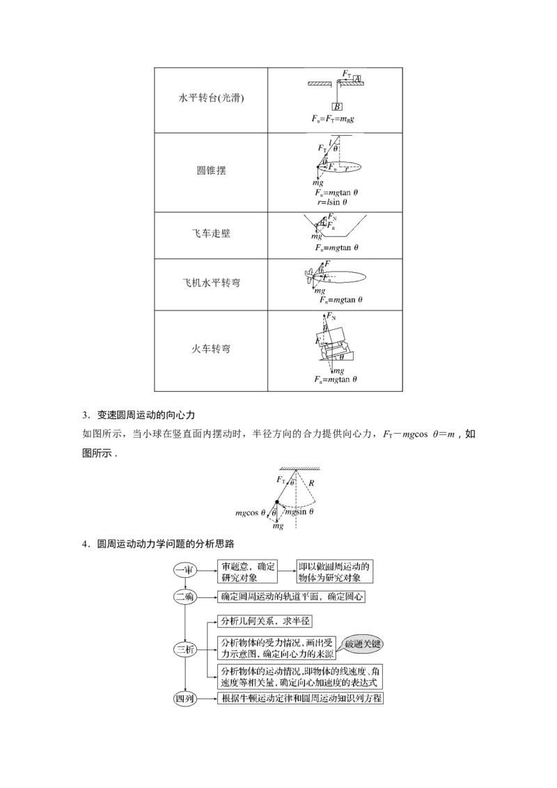 第4章第3讲　圆周运动2023年高考物理一轮复习(新高考新教材)_4.2025物理总复习_2023年新高复习资料_一轮复习_2023年新高考大一轮复习讲义_2023年高考物理一轮复习讲义（新高考新教材）