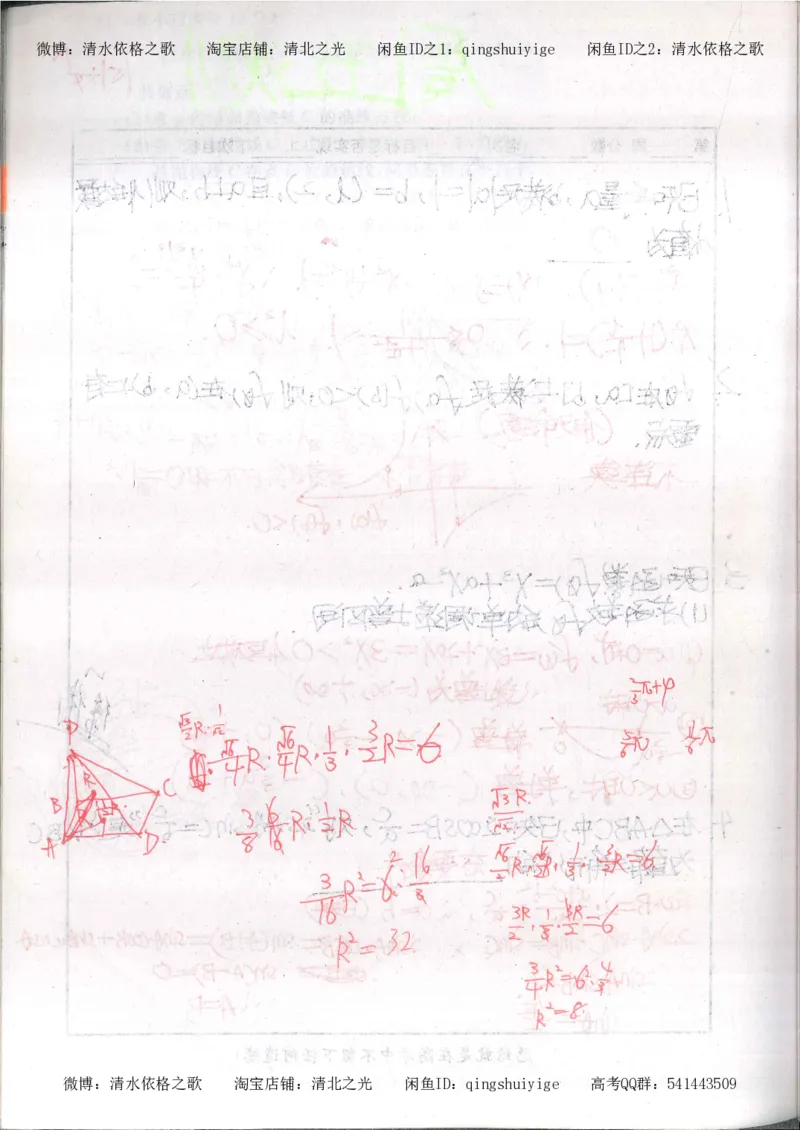 6.衡水中学高考积累与改错_高三数学（第2本）_166页_高中衡水学霸笔记_高中全部赠品_错题集高中九科_数学积累与改错