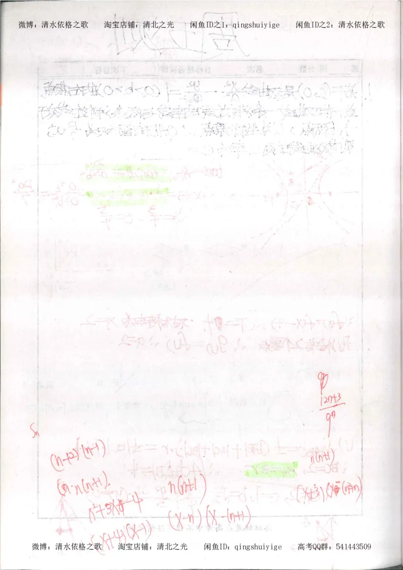 6.衡水中学高考积累与改错_高三数学（第2本）_166页_高中衡水学霸笔记_高中全部赠品_错题集高中九科_数学积累与改错