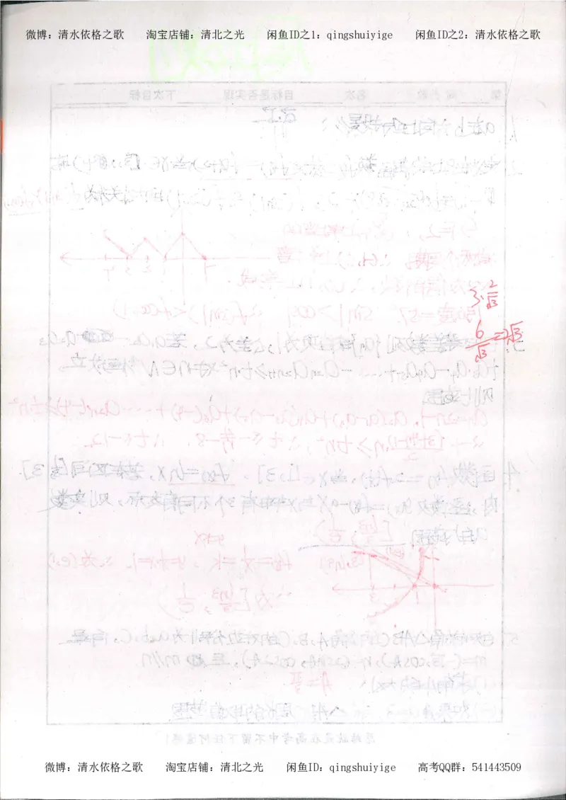 6.衡水中学高考积累与改错_高三数学（第2本）_166页_高中衡水学霸笔记_高中全部赠品_错题集高中九科_数学积累与改错