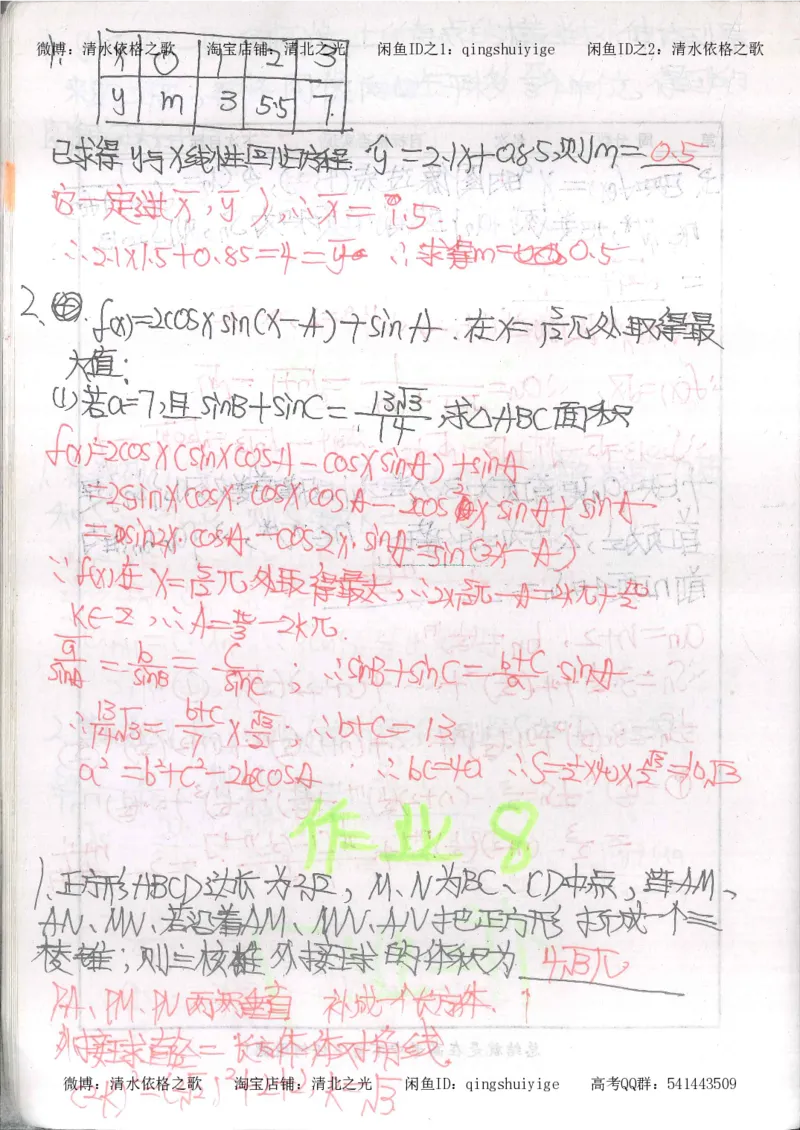 6.衡水中学高考积累与改错_高三数学（第2本）_166页_高中衡水学霸笔记_高中全部赠品_错题集高中九科_数学积累与改错