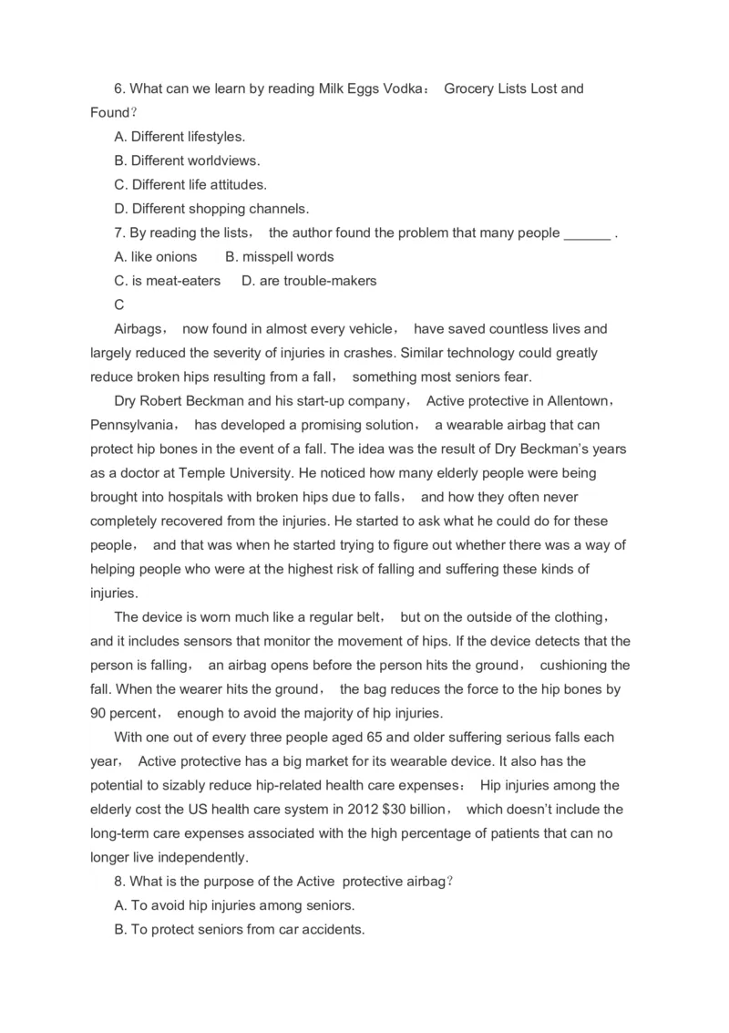 2023届高考英语一轮复习阅读理解语法填空书面表达分类综合训练（含答案）_3.2025英语总复习_赠品通用版（老高考）复习资料_二轮复习