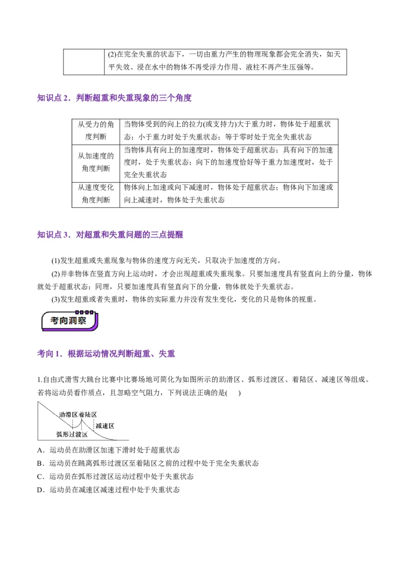 第09讲牛顿运动定律的理解及基本应用(讲义)（原卷版）_4.2025物理总复习_2025年新高考资料_一轮复习_2025年高考物理一轮复习讲练测（新教材新高考）