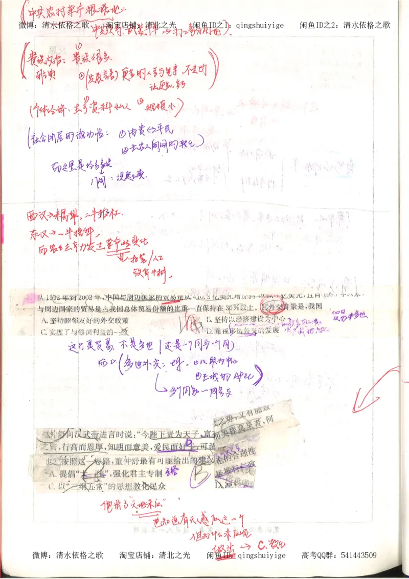 6.衡水中学高考积累与改错_高三历史（第2本）_155页_高中衡水学霸笔记_高中全部赠品_错题集高中九科_历史积累与改错