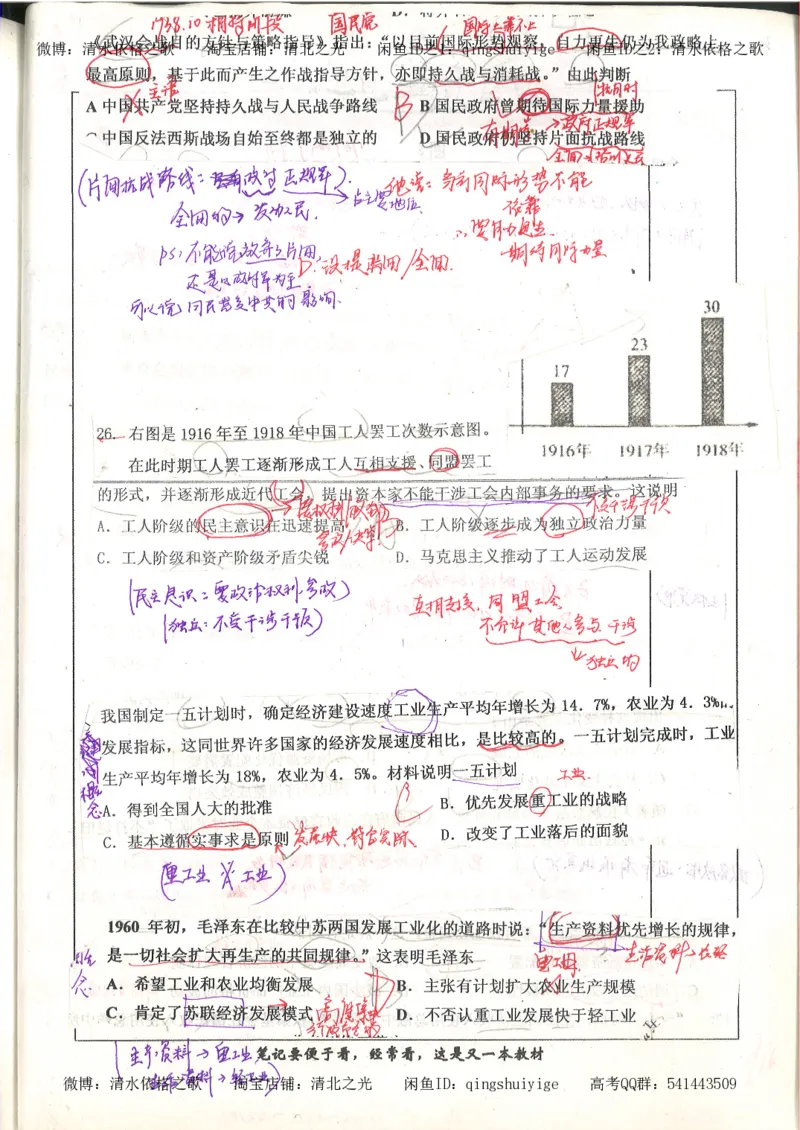 6.衡水中学高考积累与改错_高三历史（第2本）_155页_高中衡水学霸笔记_高中全部赠品_错题集高中九科_历史积累与改错