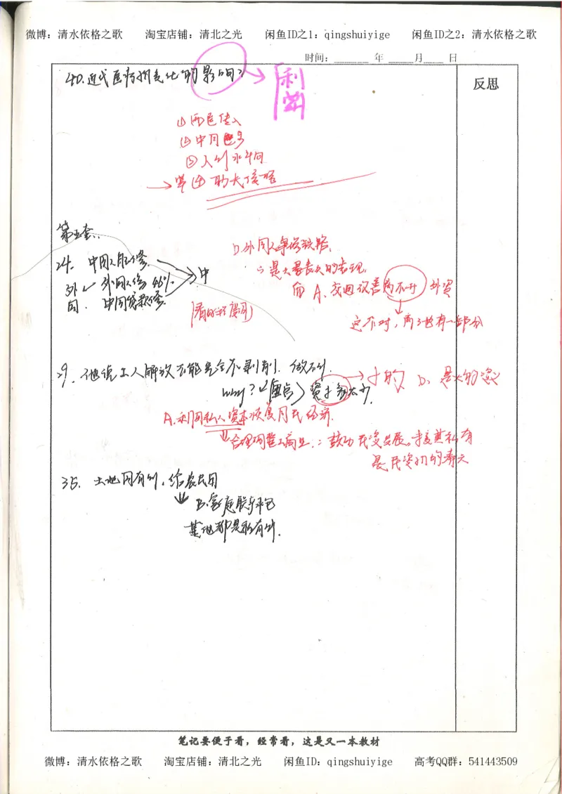 6.衡水中学高考积累与改错_高三历史（第2本）_155页_高中衡水学霸笔记_高中全部赠品_错题集高中九科_历史积累与改错