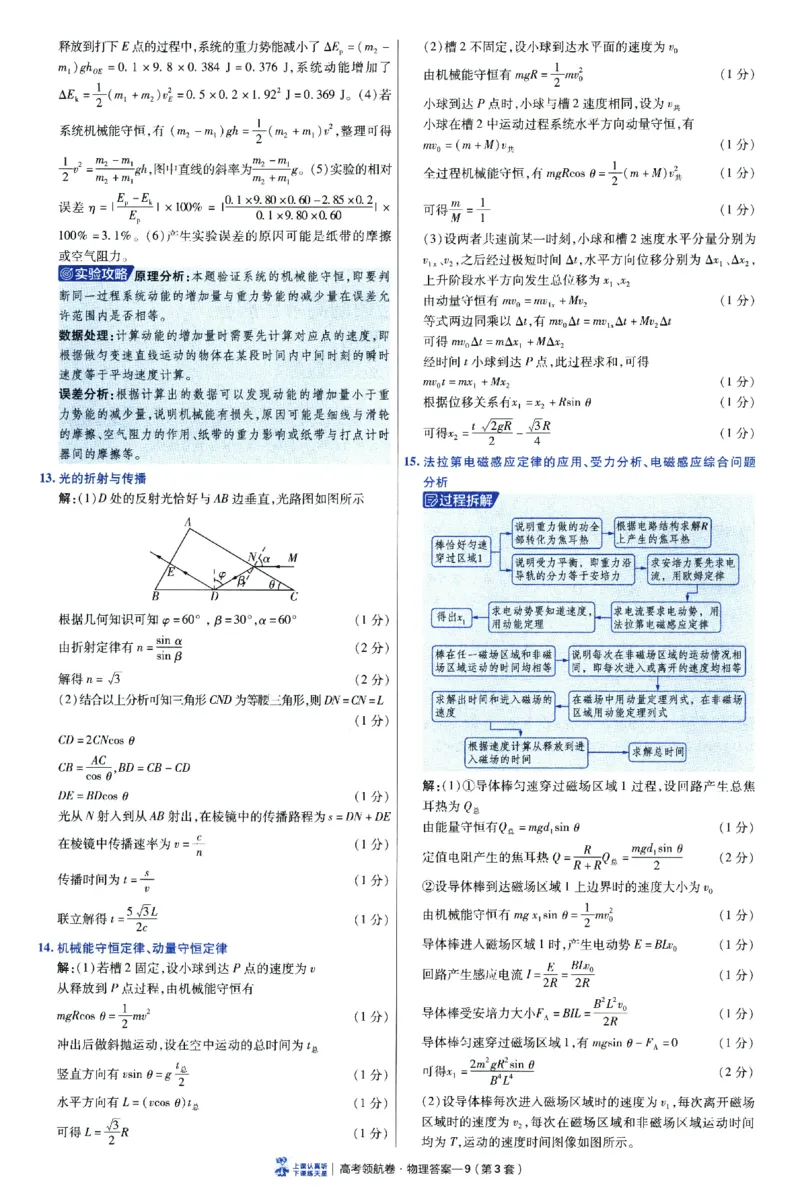 2026版金考卷&middot;百校联盟高考领航卷物理（新教材版）-答案_2026版金考卷&middot;百校联盟高考领航卷（全科）_2026版金考卷&middot;百校联盟高考领航卷物理（新教材版）