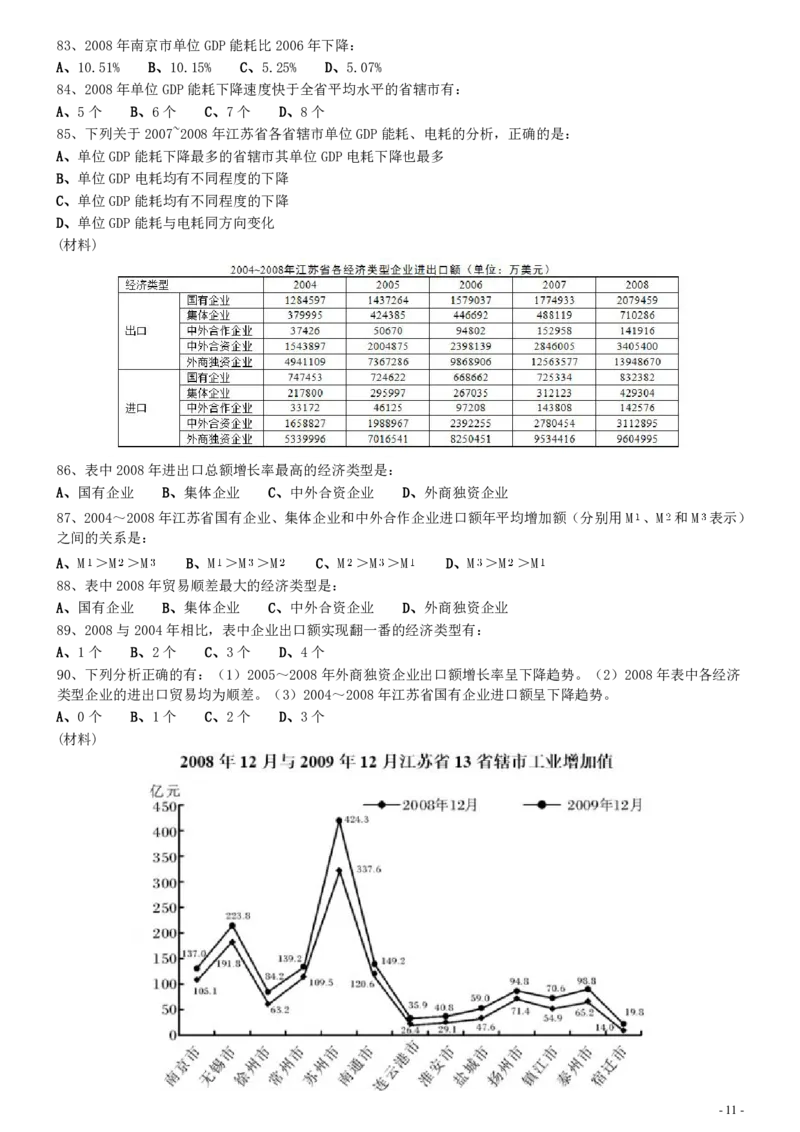 2010年江苏公务员考试《行测》真题（C卷）_34省+国考真题_34省考+国考pdf版推荐用这个版本_34省行测+申论真题pdf推荐用这个版本_江苏公务员考试真题pdf版_行测题目