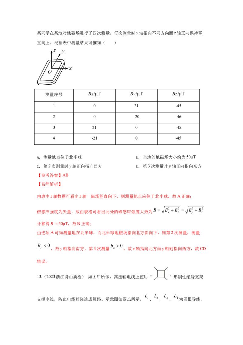 专题8.电场与磁场（解析版）--2023高考二轮复习_4.2025物理总复习_2023年新高复习资料_二轮复习_2023年高考物理二轮复习二十五专题精练287608825_专题8电场与磁场