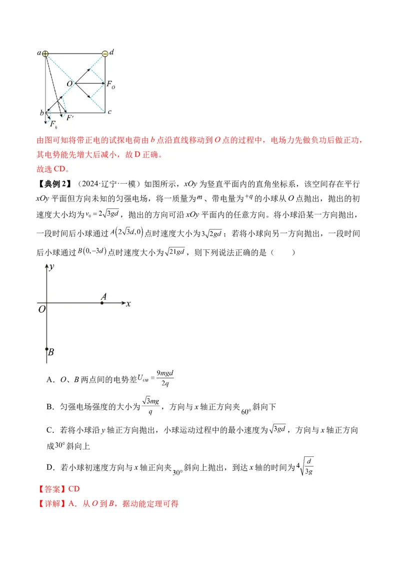 秘籍10电场中的功能关系和图像问题（解析版）-备战2024年高考物理抢分秘籍_4.2025物理总复习_2024年新高考资料_5.2024三轮冲刺_备战2024年高考物理抢分秘籍（新高考通用）321489818