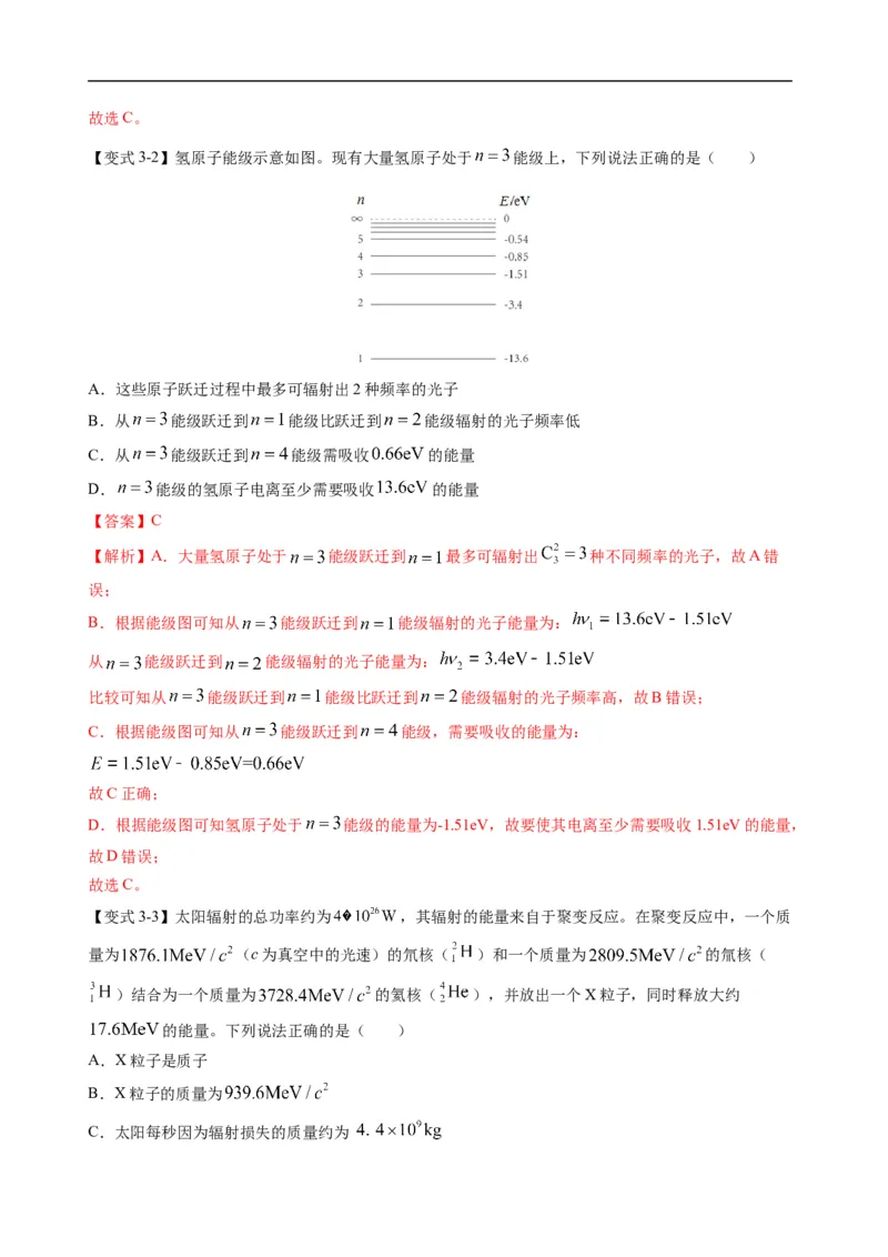 专题16历代物理学初步及原子物理（解析版）_4.2025物理总复习_赠品通用版（老高考）复习资料_二轮复习_2023年高考物理毕业班二轮热点题型归纳与变式演练（全国通用）