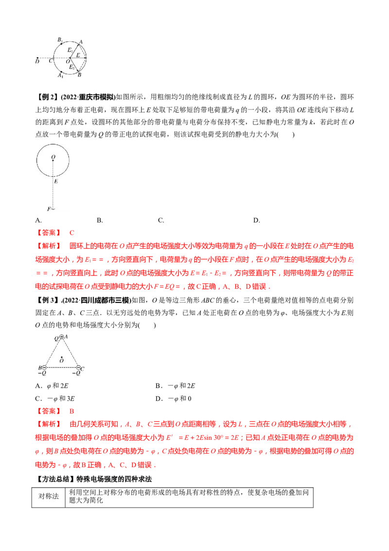 专题2.6静电场（解析版）_4.2025物理总复习_2023年新高复习资料_二轮复习_2023届高考物理二、三轮复习总攻略290387341_专题2.6静电场-2023届高考物理二、三轮复习总攻略