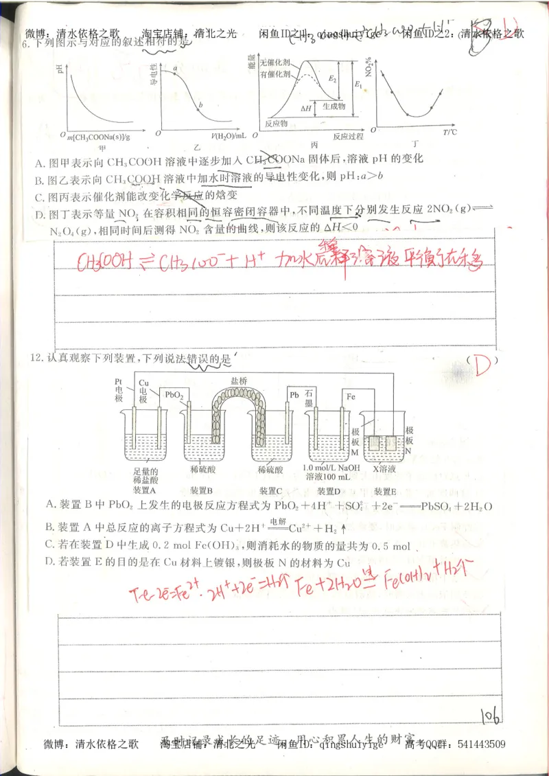 6.衡水中学高考积累与改错_高三化学（第2本）_124页_高中衡水学霸笔记_高中全部赠品_错题集高中九科_化学积累与改错