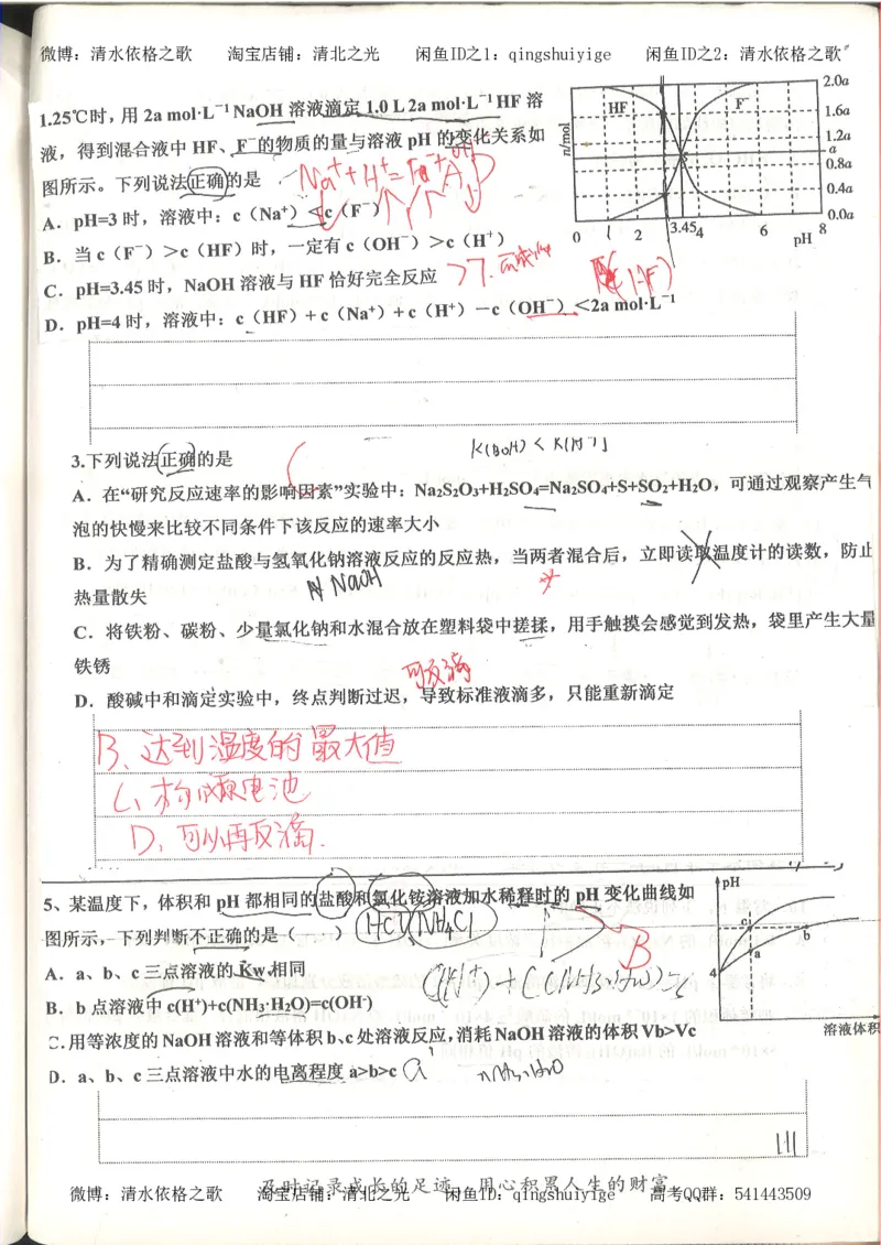 6.衡水中学高考积累与改错_高三化学（第2本）_124页_高中衡水学霸笔记_高中全部赠品_错题集高中九科_化学积累与改错