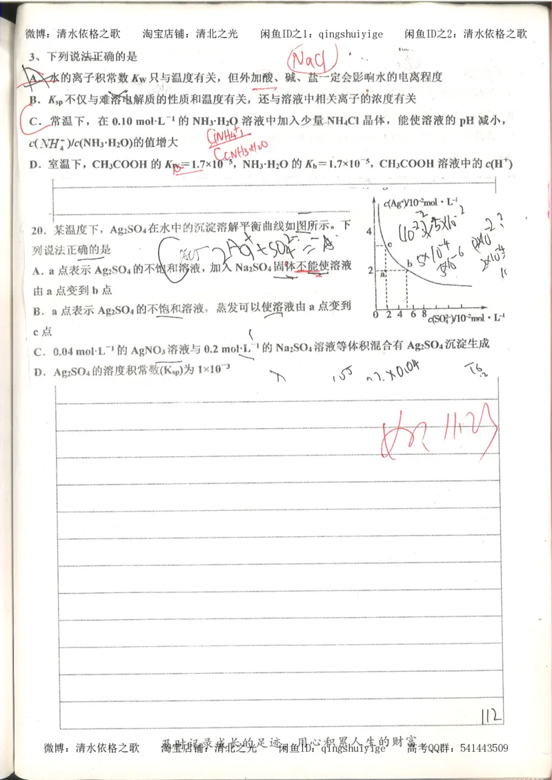 6.衡水中学高考积累与改错_高三化学（第2本）_124页_高中衡水学霸笔记_高中全部赠品_错题集高中九科_化学积累与改错
