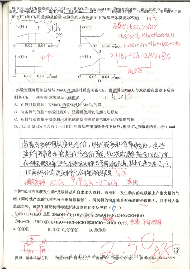 6.衡水中学高考积累与改错_高三化学（第2本）_124页_高中衡水学霸笔记_高中全部赠品_错题集高中九科_化学积累与改错