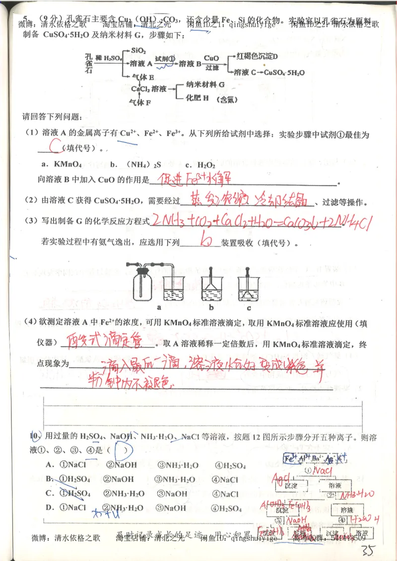 6.衡水中学高考积累与改错_高三化学（第2本）_124页_高中衡水学霸笔记_高中全部赠品_错题集高中九科_化学积累与改错