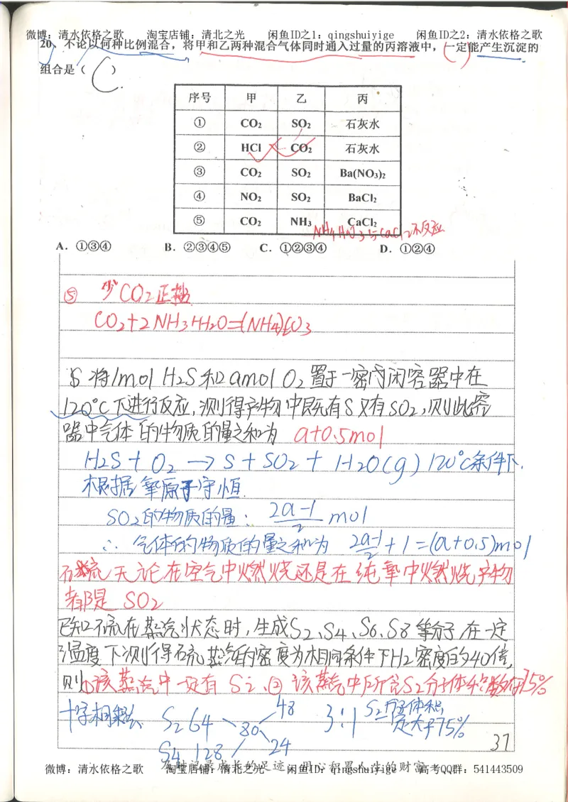 6.衡水中学高考积累与改错_高三化学（第2本）_124页_高中衡水学霸笔记_高中全部赠品_错题集高中九科_化学积累与改错