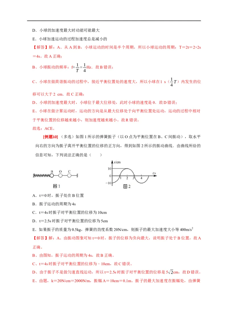 专题31机械振动（解析版）_4.2025物理总复习_赠品通用版（老高考）复习资料_专项复习_2023年高考冲刺物理热点知识讲练与题型归纳（全国通用）