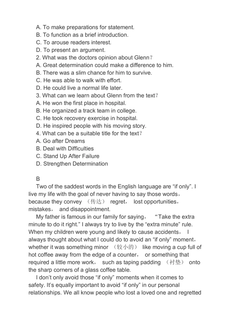 2023届高考英语二轮复习分类综合训练：阅读理解完形填空语法填空（含答案）_3.2025英语总复习_赠品通用版（老高考）复习资料_二轮复习