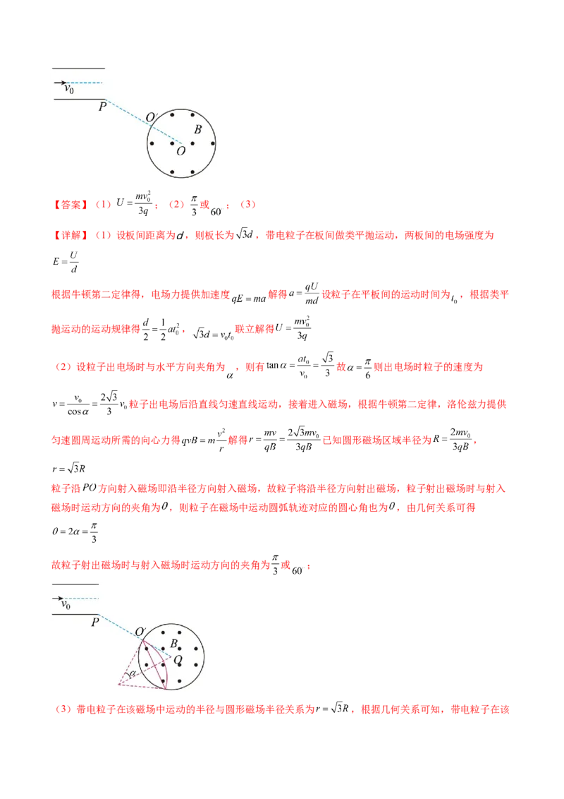 第53讲带电粒子在复合场中的运动（讲义）（解析版）_4.2025物理总复习_2024年新高考资料_1.2024一轮复习_2024年高考物理一轮复习讲练测（新教材新高考）