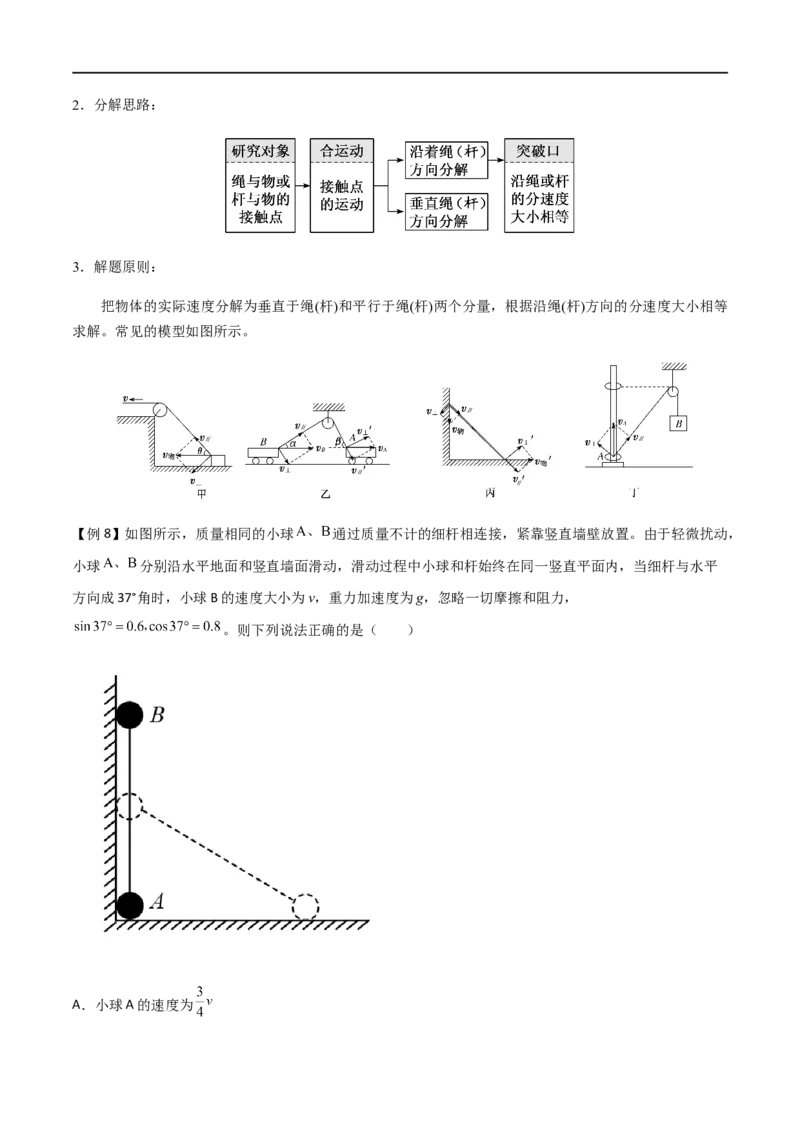 专题21曲线运动运动的合成与分解（原卷版）_4.2025物理总复习_2023年新高复习资料_一轮复习_2023届高三物理一轮复习多维度导学与分层专练