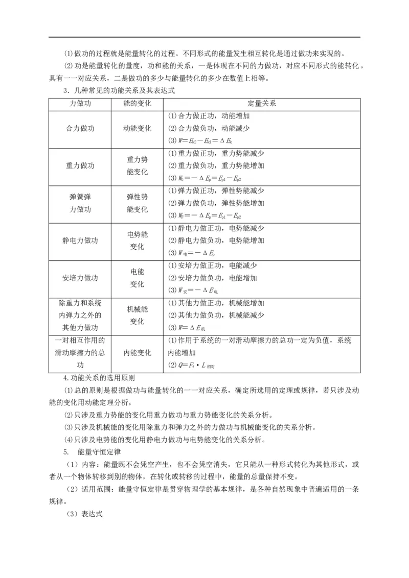 第37讲运用功能关系分析解决（实际）问题（原卷版）_4.2025物理总复习_2023年新高复习资料_专项复习_2023届高三物理高考复习101微专题模型精讲精练