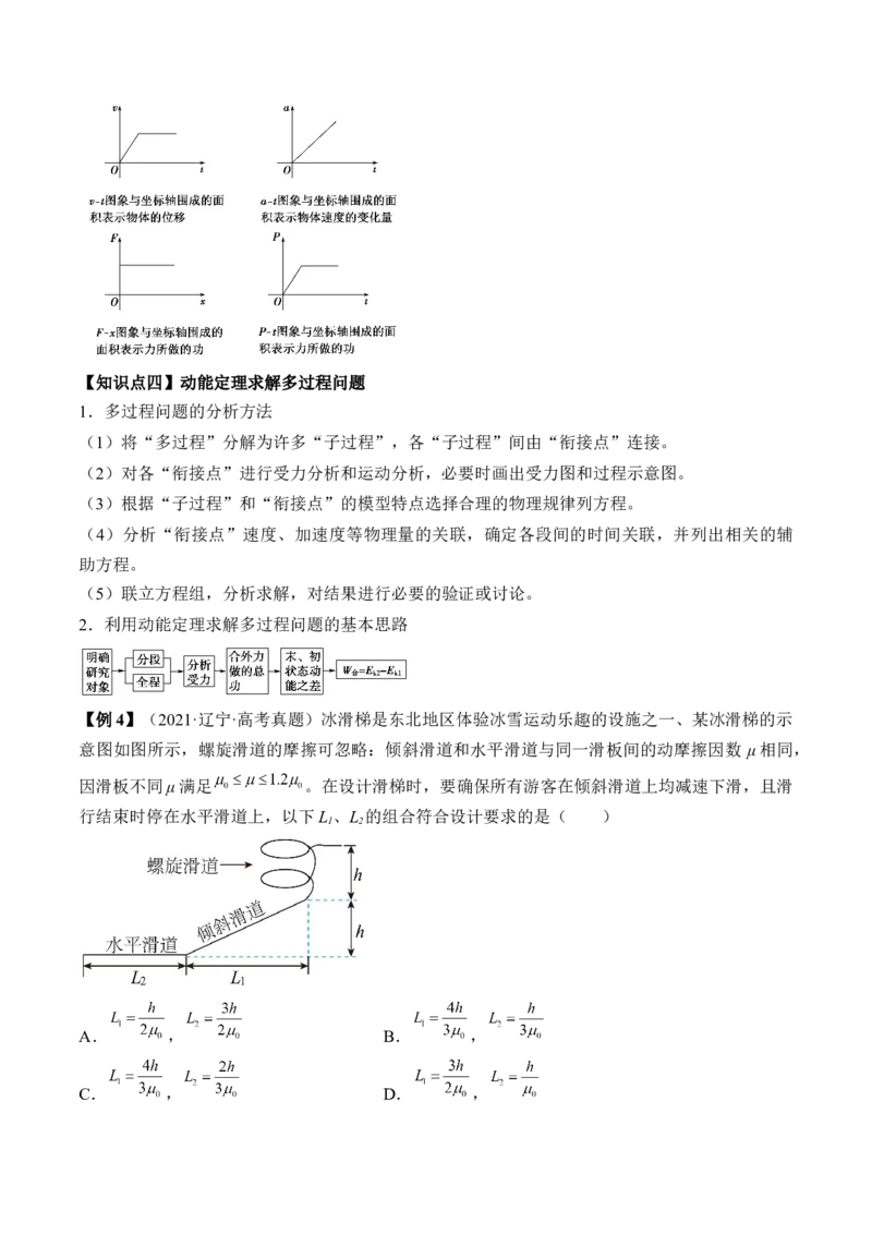 专题6.2　动能定理及其应用讲&mdash;&mdash;2023年高考物理一轮复习讲练测（新教材新高考通用）（原卷版）_4.2025物理总复习_2023年新高复习资料_一轮复习