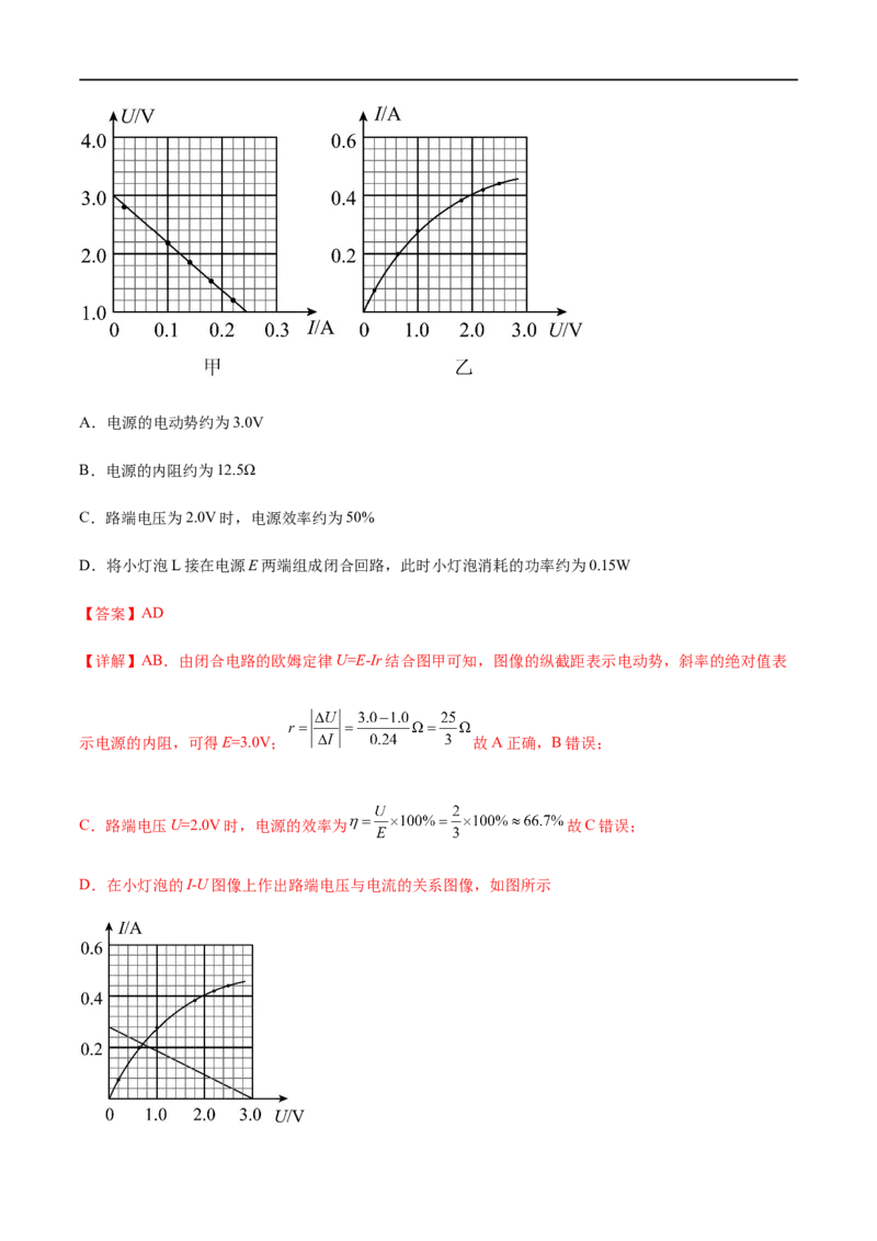 专题50闭合电路的功率问题、电路动态分析、含容电路、故障分析（解析版）_4.2025物理总复习_2023年新高复习资料_一轮复习_2023届高三物理一轮复习多维度导学与分层专练