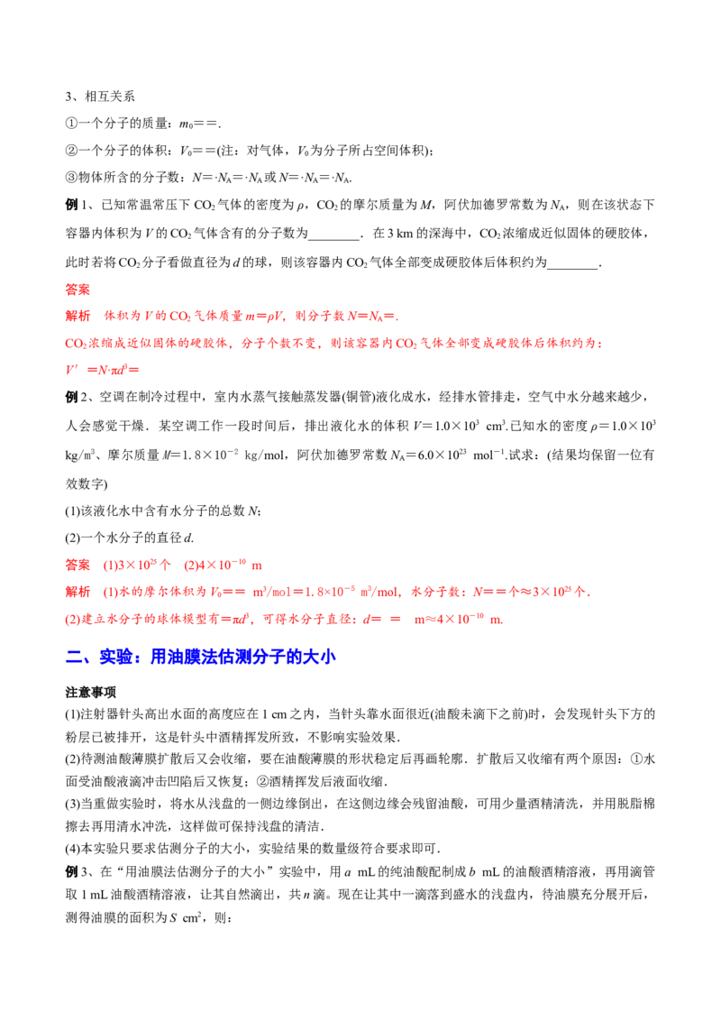 秘籍21热学中的热点问题-备战2023年高考物理抢分秘籍（新高考专用）（解析版）_4.2025物理总复习_2023年新高复习资料_备战2023年高考物理抢分秘籍（新高考专用）
