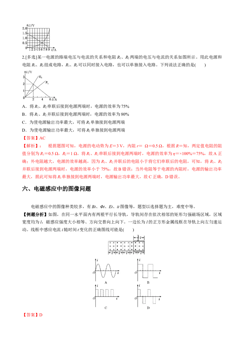 专题3.1高考中的图像问题（解析版）_4.2025物理总复习_2023年新高复习资料_二轮复习_2023届高考物理二、三轮复习总攻略290387341