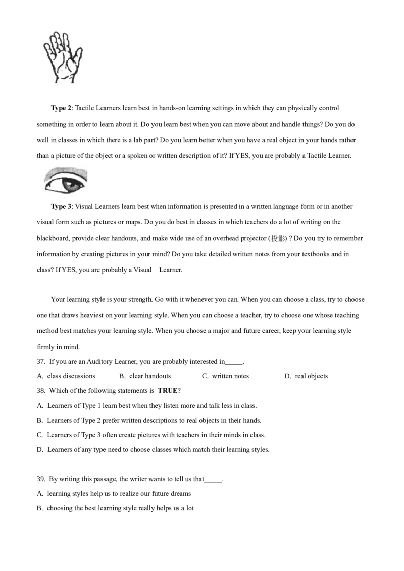 精品解析：北京首都师大附中2019&mdash;2020学年七年级上学期期中英语试题（解析版）(1)_北京初中期末题_C605-京七八九_B京英语七八九_北京7上英语_2019-2020