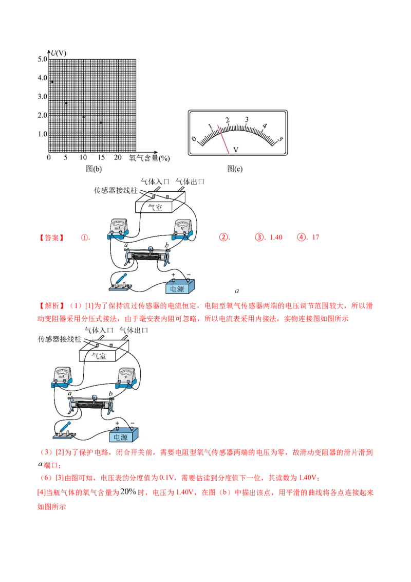 专题17恒定电流相关的电学实验（解析版）_4.2025物理总复习_2025年新高考资料_专项复习_备战2025年高考物理真题题源解密（新高考通用）（完结）