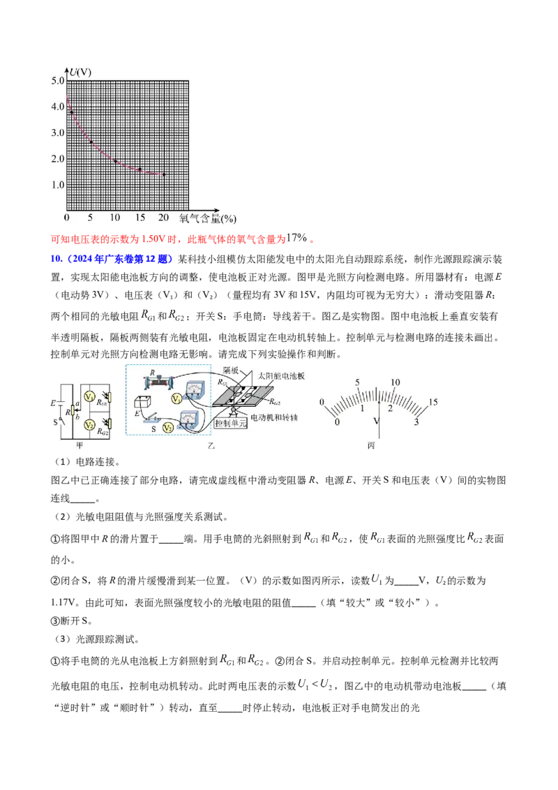 专题17恒定电流相关的电学实验（解析版）_4.2025物理总复习_2025年新高考资料_专项复习_备战2025年高考物理真题题源解密（新高考通用）（完结）