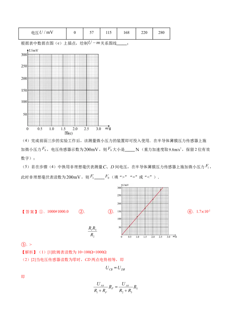 专题17恒定电流相关的电学实验（解析版）_4.2025物理总复习_2025年新高考资料_专项复习_备战2025年高考物理真题题源解密（新高考通用）（完结）