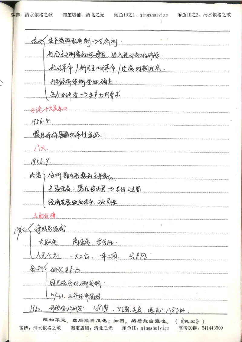 3.衡水中学高考积累与改错_高二历史（第1本）_97页_高中衡水学霸笔记_高中全部赠品_错题集高中九科_历史积累与改错