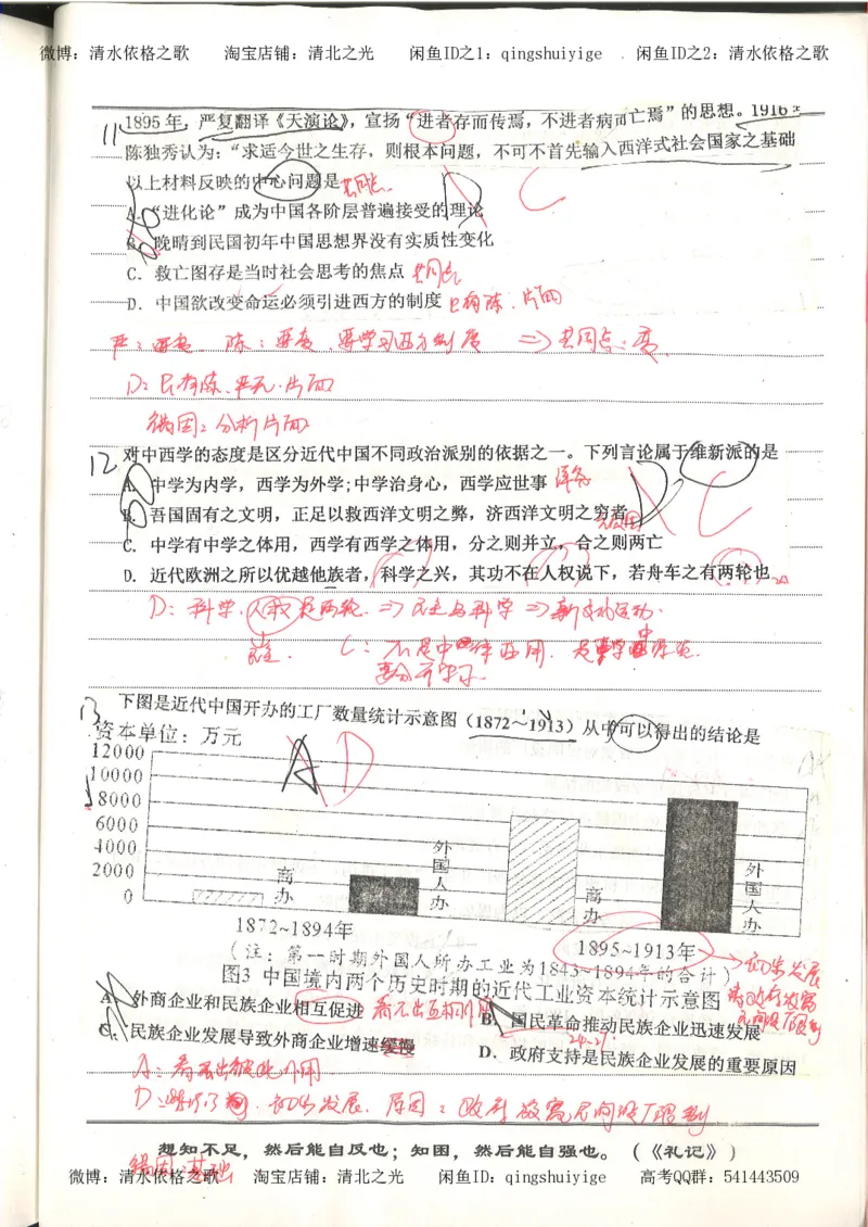 3.衡水中学高考积累与改错_高二历史（第1本）_97页_高中衡水学霸笔记_高中全部赠品_错题集高中九科_历史积累与改错