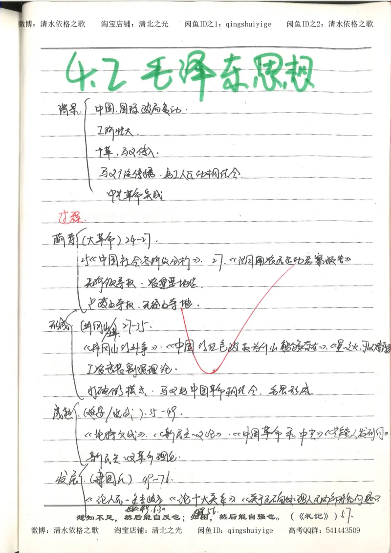 3.衡水中学高考积累与改错_高二历史（第1本）_97页_高中衡水学霸笔记_高中全部赠品_错题集高中九科_历史积累与改错