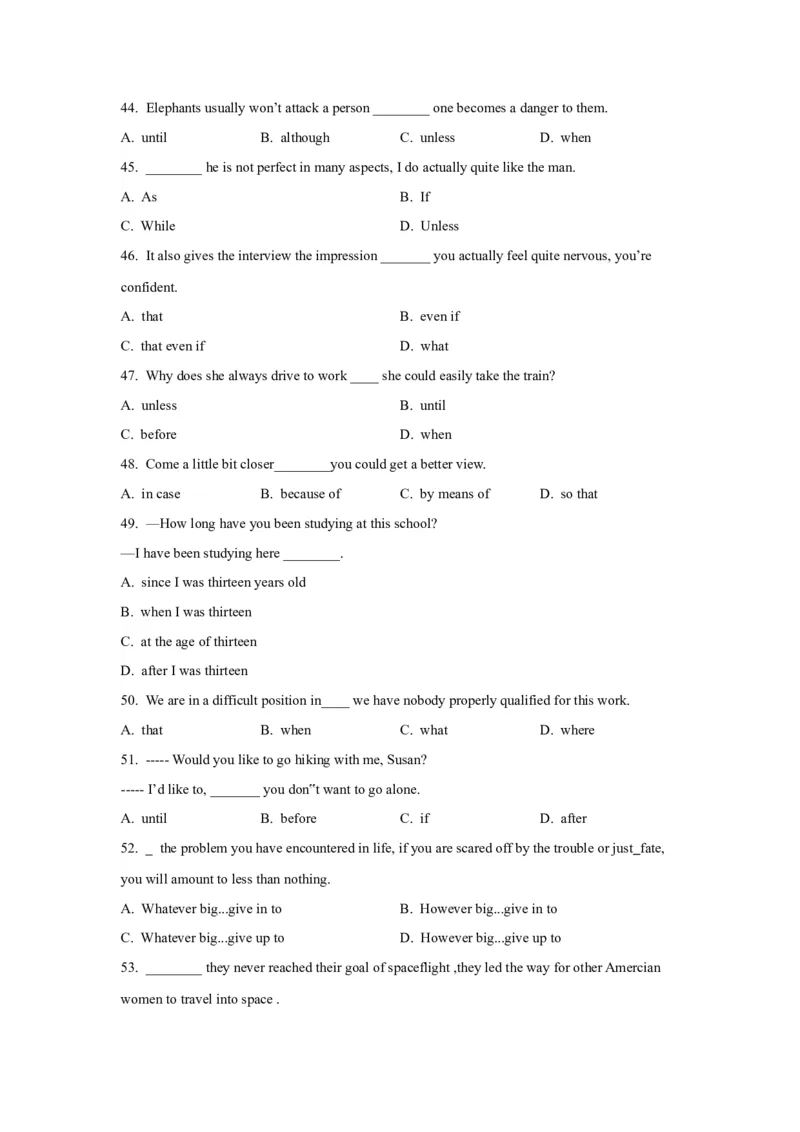 11状语从句(精练)-2024年高考英语一轮复习语法能力突破必备(PPT+复习卡+精练题)(通用版)_3.2025英语总复习_2024年新高考资料_1.2024一轮复习